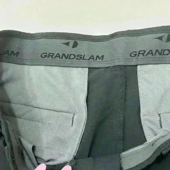 Dry Fit Grand Slam Flat Front Men’s Active Shorts item# 6V - Picture 2 of 4